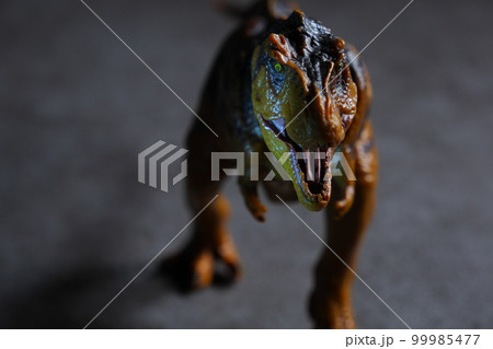 獰猛な肉食恐竜のティラノザウルス 99985477