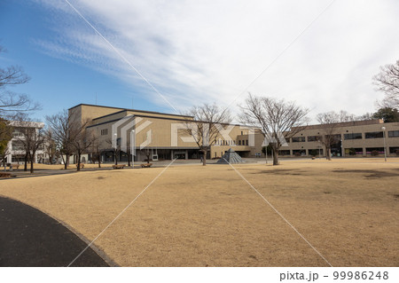 深谷城址公園と深谷市民文化会館 埼玉県深谷市 深谷城址公園と深谷市民文化会館 埼玉県深谷市 99986248