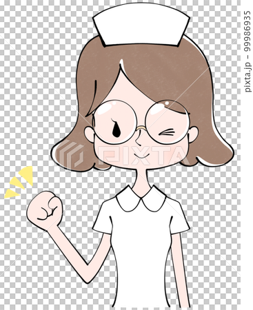 Illustration of a nurse (female) 99986935