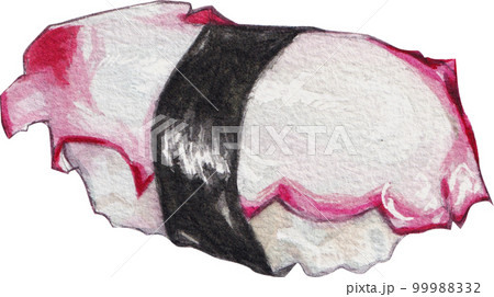 Sushi sasemi Japanese food watercolor png element Sushi sasemi Japanese food watercolor png element 99988332