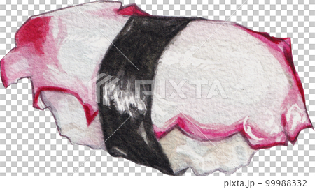 Sushi sasemi Japanese food watercolor png element Sushi sasemi Japanese food watercolor png element 99988332