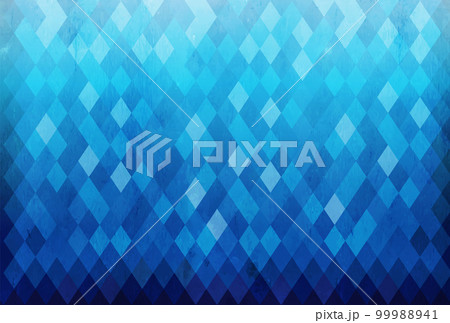 青いモザイク柄の抽象的なベクターイラスト背景 99988941