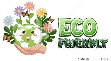Eco friendly logo banner vector 99991205
