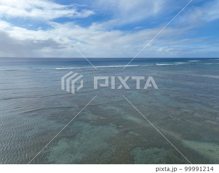 Aerial view of waikiki beach honolulu hawaii 99991214