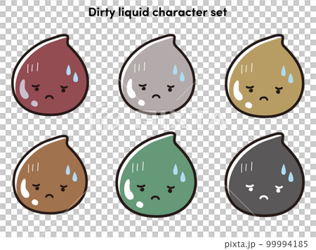 煩惱臉滴角色集（水分、血、泥水等） 99994185