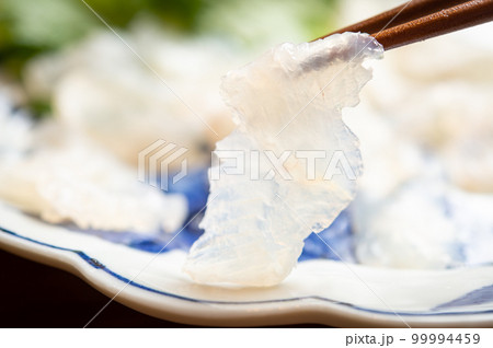 ヒラメの薄造り 99994459