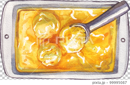 Mango watercolor png element 99995087