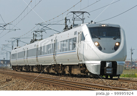 北陸本線 美川ー加賀笠間 JR西日本 683系 S08編成(金沢) しらさぎ 北陸本線 美川ー加賀笠間 JR西日本 683系 S08編成(金沢) しらさぎ 99995924