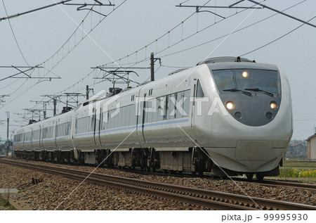 北陸本線　美川ー加賀笠間　JR西日本　681系　T18+T24編成（金沢）　サンダーバード 99995930