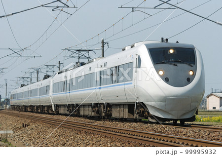 北陸本線　美川ー加賀笠間　JR西日本　681系　T11+T23編成（金沢）　サンダーバード 99995932