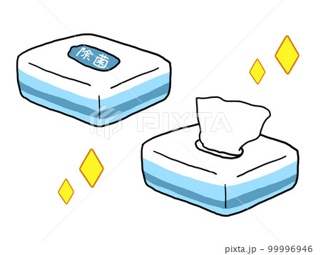 除菌シートのイラスト 99996946