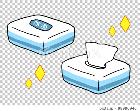 除菌シートのイラスト 99996946