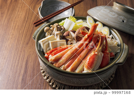 ズワイガニと野菜とキノコの寄せ鍋 ズワイガニと野菜とキノコの寄せ鍋 99997168