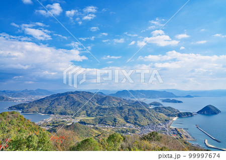 【紫雲出山展望台からの風景】 香川県三豊市詫間町大浜乙 99997674