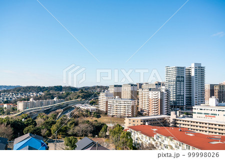 都市郊外のビル群 99998026