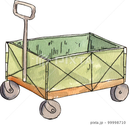 Road trip camping watercolor png element 99998710