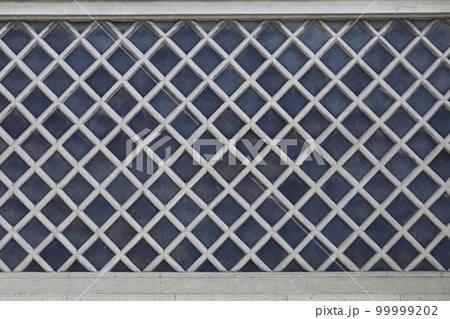 背景素材　なまこ壁 99999202