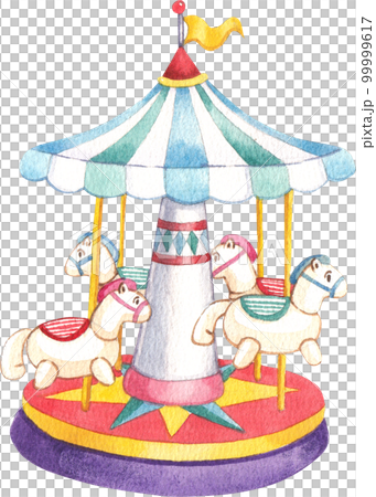 Circus clowns. Cartoon clown comedian juggling, funny clowns nose or jester party circus costume watercolor png element 99999617