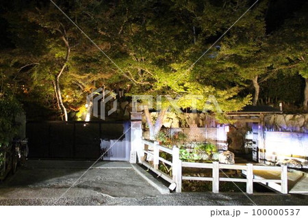 龍野のまちなみ　じょんの庵　夜景　兵庫県たつの市龍野町 100000537