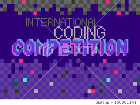 Girl steamer. Phrase written in a to fonts, including bold uppercase in a pixel art style 100001141