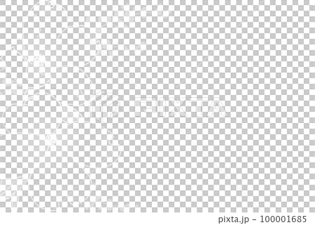 濃い色の背景と春の花線画フレーム（ハナミズキ） 100001685