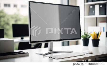 shot of a desktop computer in a creative modern office. mocap 100001962