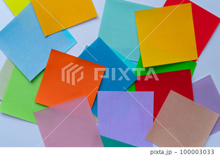 カラフルな色紙 カラフルな色紙 100003033