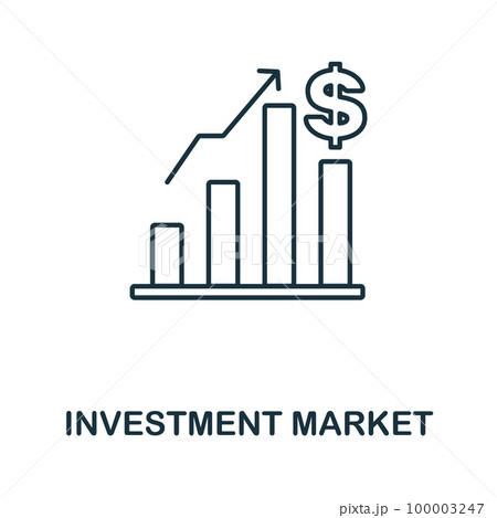 Investment Market flat icon. Colored element sign from auditors collection. Flat Investment Market icon sign for web design, infographics and more. Investment Market flat icon. Colored element sign from auditors collection. Flat Investment Market icon sign for web design, infographics and more. 100003247