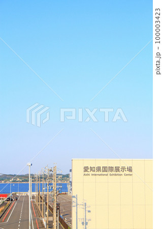 愛知県常滑市、愛知県国際展示場の風景 100003423