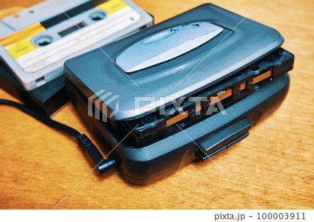 Vintage cassette audio player Vintage cassette audio player 100003911