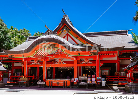 日南海岸に浮かぶ青島神社（宮崎県宮崎市） 100004512