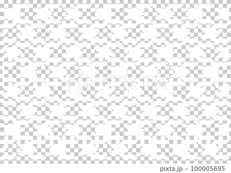 千鳥格圖案日式花紋白色帶大圓點 100005695