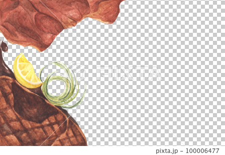 Grilled beef steaks and salad with boiled eggs. Watercolor illustration. Grilled beef steaks and salad with boiled eggs. Watercolor illustration. 100006477