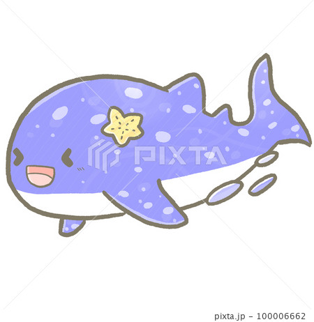 R:もっとメルヘンな水族館RX☆ジンベエザメ⑭のイラスト素材