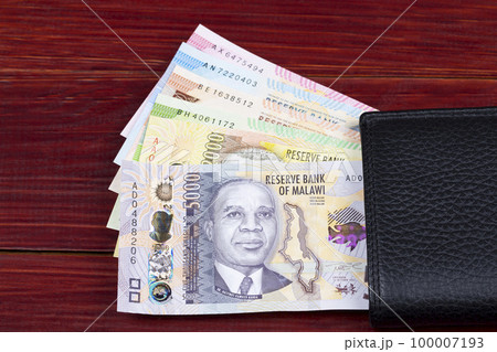 Malawian kwacha in the black wallet Malawian kwacha in the black wallet 100007193