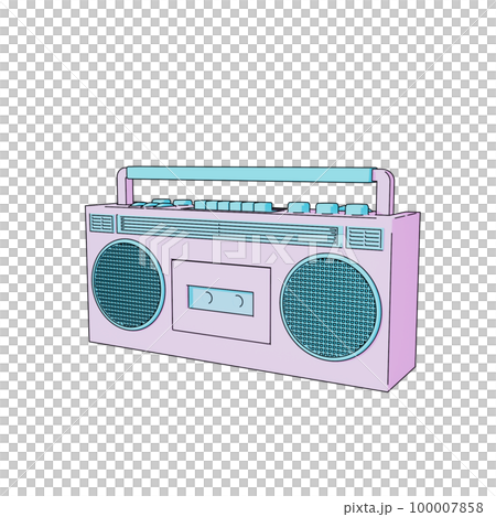 Boombox illustration 100007858