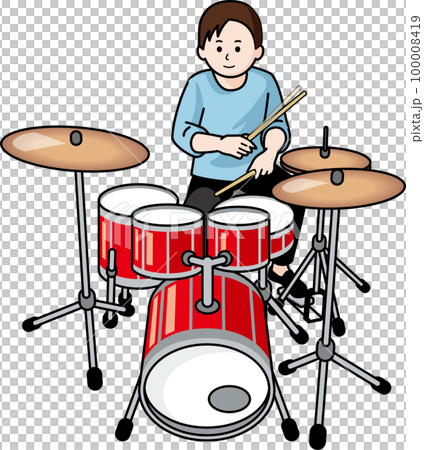 男子擊鼓 100008419