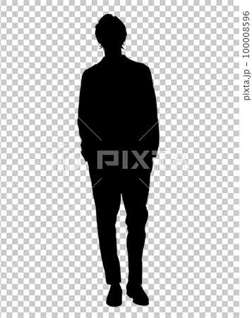 Male silhouette Male silhouette 100008596