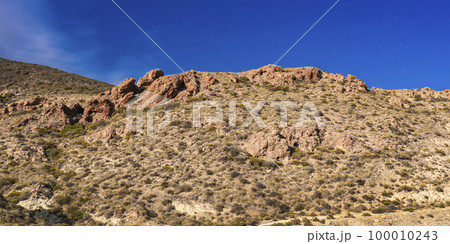 Rocky Coastline, Los Escullos, Cabo de Gata-Nijar Natural Park, Spain Rocky Coastline, Los Escullos, Cabo de Gata-Nijar Natural Park, Spain 100010243