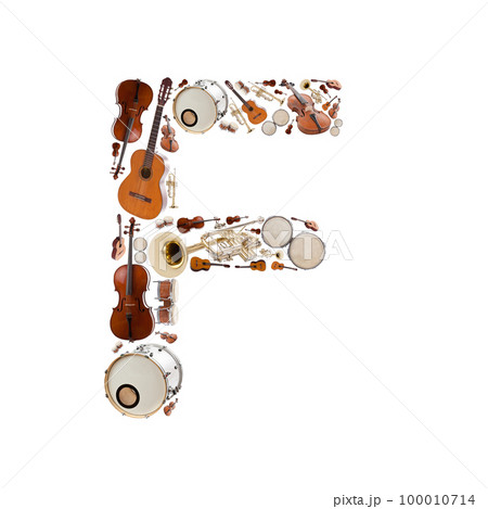 Musical instruments alphabet Musical instruments alphabet 100010714