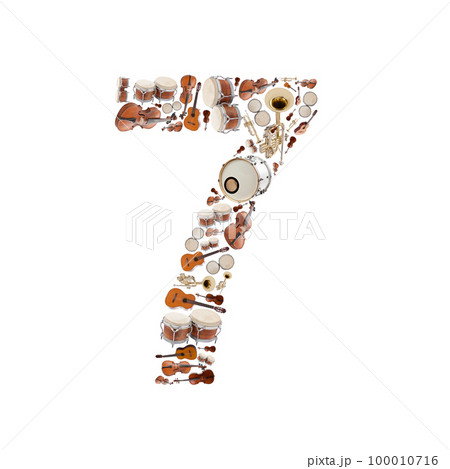 Musical instruments number Musical instruments number 100010716