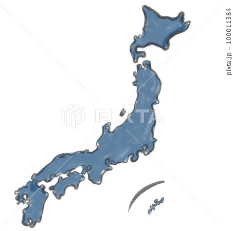 日本列島　青 100011384