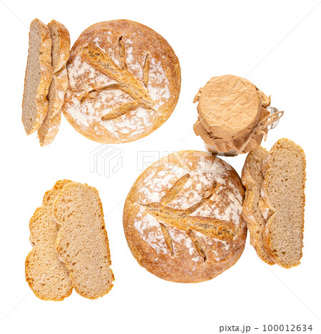 Freshly baked traditional bread 100012634