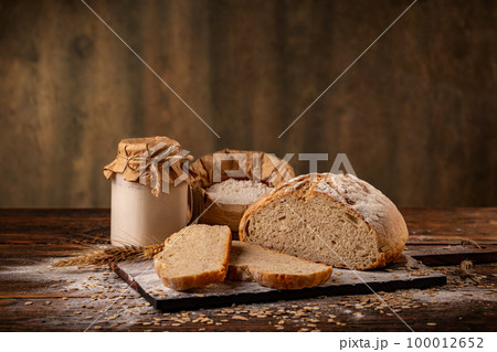 Homemade bread concept 100012652