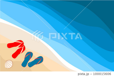Background for social networks, flyers, booklets, invitations, travel packages. for print and online advertising, beach, sand and sea 100015606