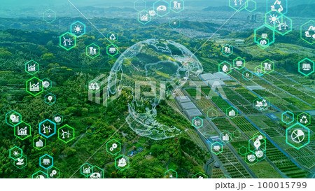 地球環境とテクノロジー サステナブル SDGs 地球環境とテクノロジー サステナブル SDGs 100015799