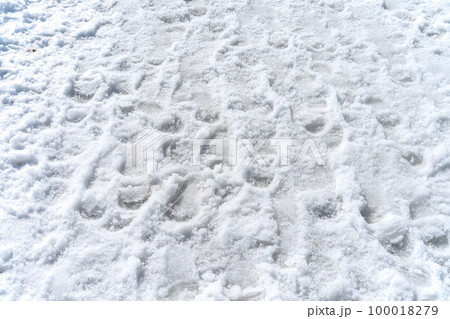 雪道 雪融け 雪融け道 雪解け道 雪解け 雪道 雪融け 雪融け道 雪解け道 雪解け 100018279