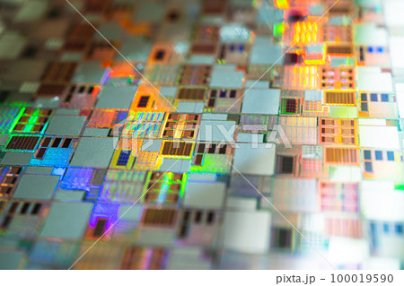 Silicon wafer for manufacturing semiconductor of integrated circuit. Silicon wafer for manufacturing semiconductor of integrated circuit. 100019590