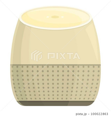 Smart device icon cartoon vector. Speaker voice. Virtual control Smart device icon cartoon vector. Speaker voice. Virtual control 100022863