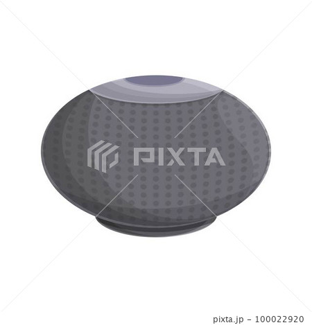 Sound speaker icon cartoon vector. Smart device. Control music Sound speaker icon cartoon vector. Smart device. Control music 100022920